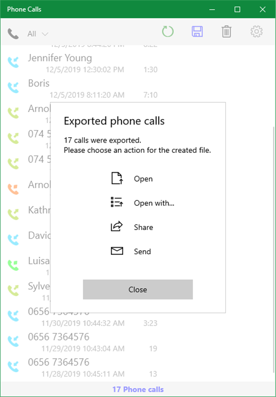 #7. Phone Calls (Windows) di: Softikus Worx