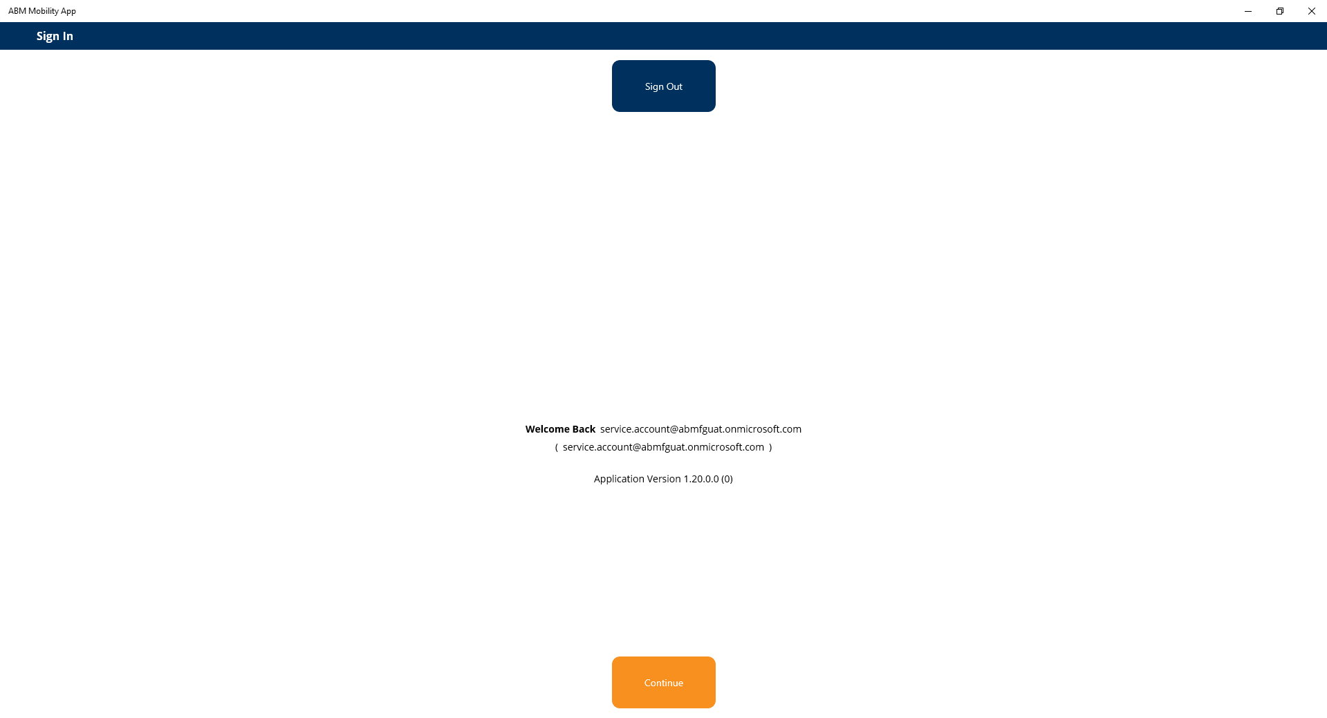 ABM Mobility App screenshot