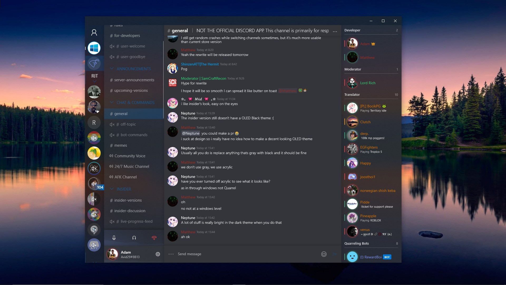 Get Quarrel Unofficial Discord Client Microsoft Store En Gb