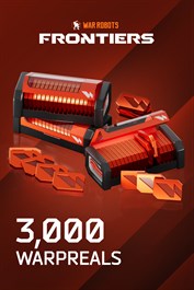 War Robots: Frontiers - حزمة 2500 (+500 هدية) WarpReals
