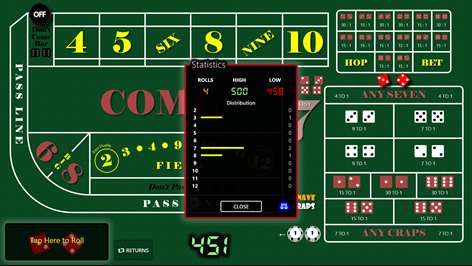 Knave Craps Screenshots 1