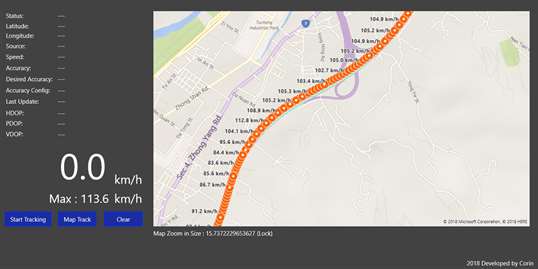 GPS Geolocation for BingMap screenshot 2