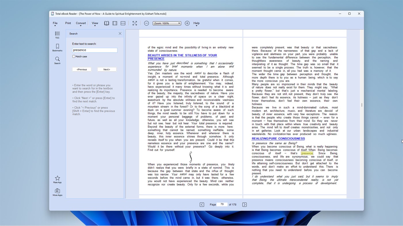 #4. Total eBook Reader (Windows) Av: LISAppStudio.com