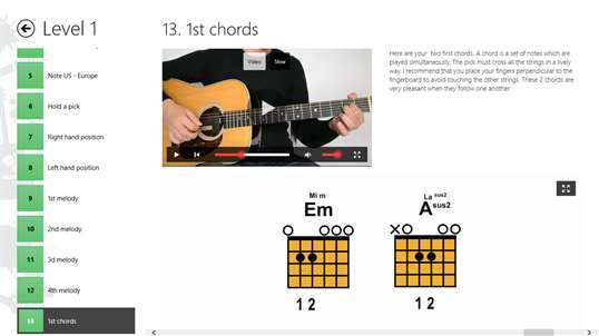 Guitar Lessons Beginners #1 screenshot 2