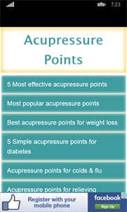 Acupressure Point Tips screenshot 1