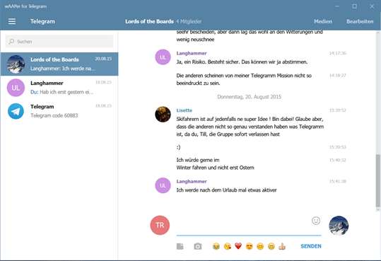 EasyChat for Telegram screenshot 2