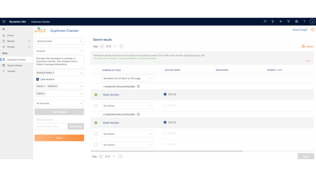 Snapshot 4 of UDS Duplicate Checker