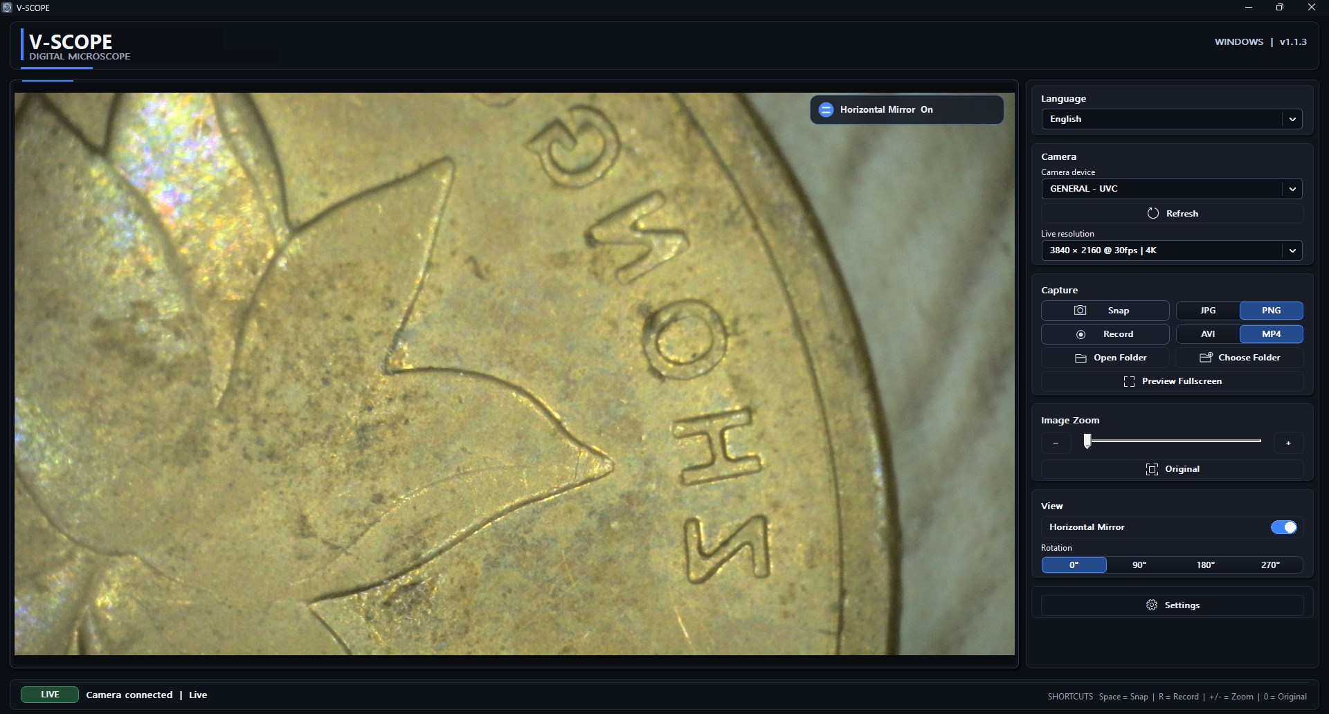 V-SCOPE screenshot