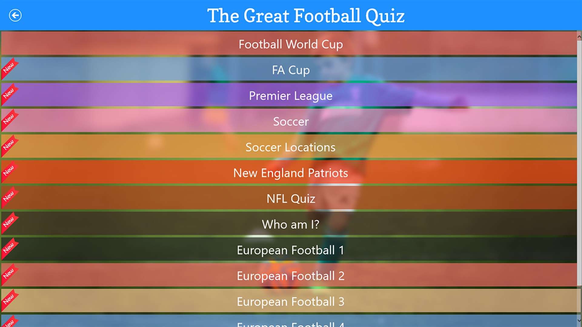 The Big Football Quiz Answer, The Big Final Quiz