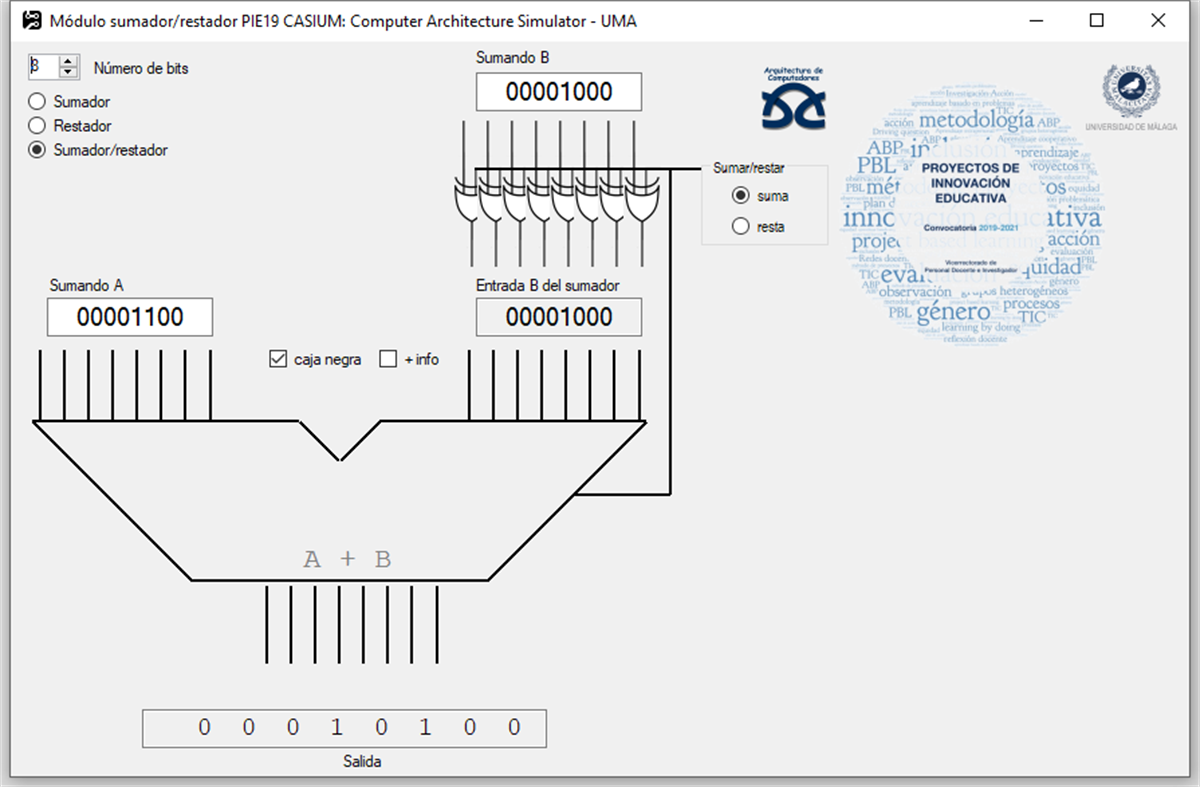 #1. ALU simulator (Windows) بواسطة: Luis F. Romero