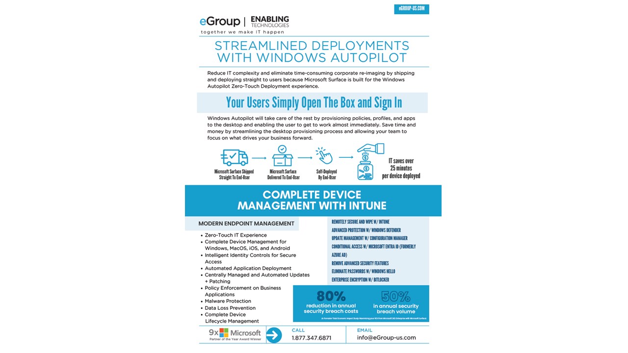 Snapshot 2 of Microsoft Endpoint Management: 5-Day Proof of Concept