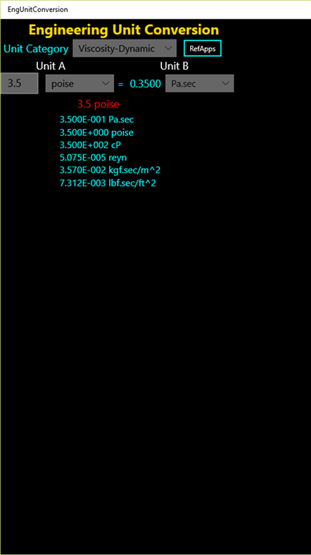 #4. EngUnitConversion (Windows) بواسطة: Kaup Shenoy Associates