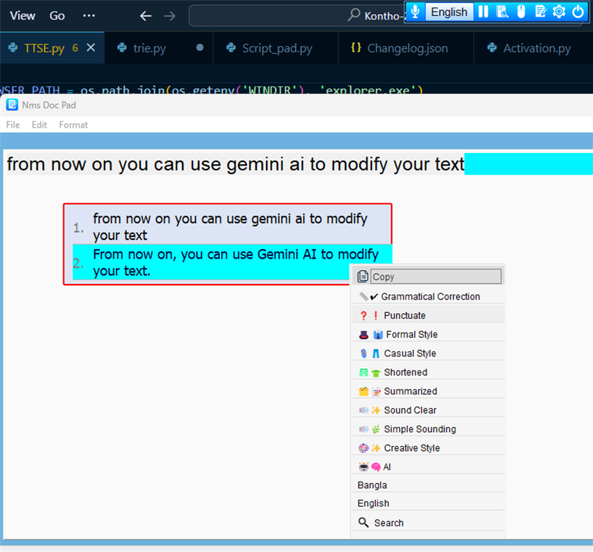 #5. Nms Kontho Keyboard (Windows) 由: NmsCo.