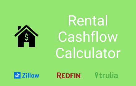 Cashflow Calculator for Zillow/Trulia/Redfin small promo image