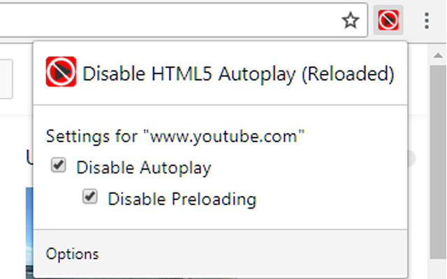 Disable HTML5 Autoplay