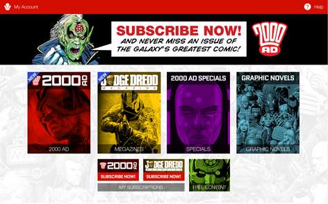 2000 AD Comics featuring Judge Dredd Screenshots 1