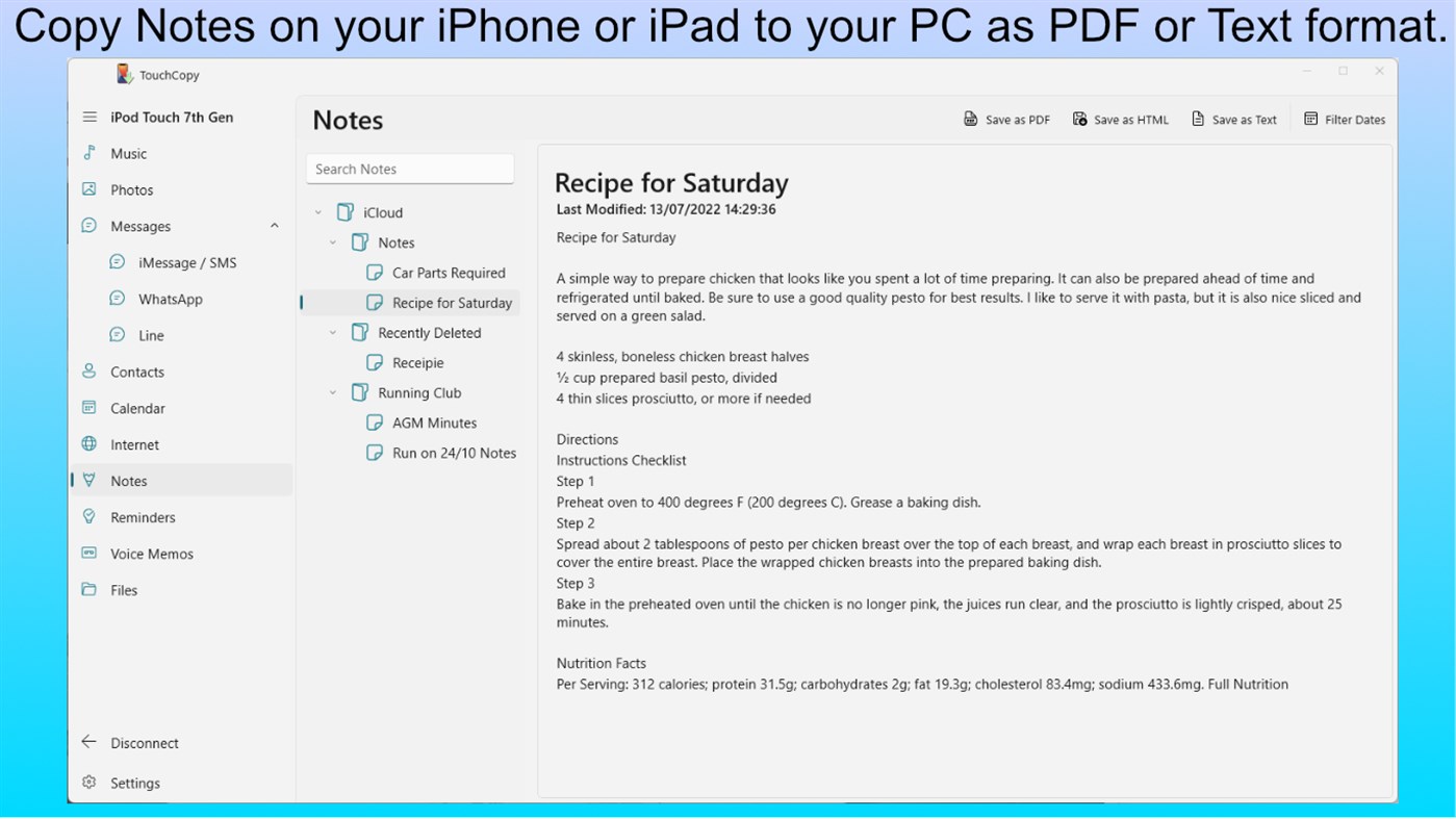 #6. TouchCopy (Windows) 作者: Wide Angle Software Ltd