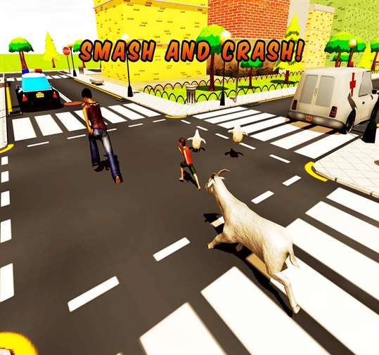 Crazy Flying Goat Simulator 3D screenshot 4