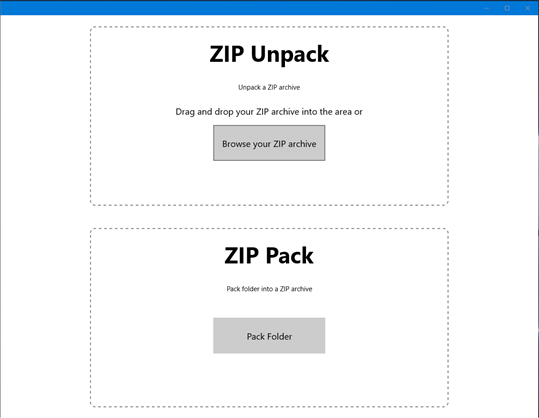 Zip Unpack Free screenshot 1