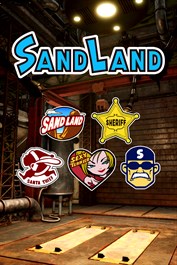 SAND LAND - Conjunto de adesivos de Rao e Thief