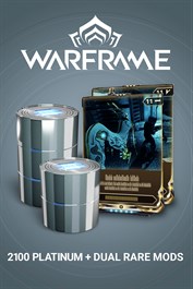 Warframe®: 2100 Platinum + Doble Mods raros