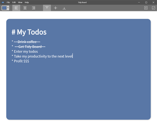 Tidy Board - Index cards, flash cards, project management, and todos screenshot 2