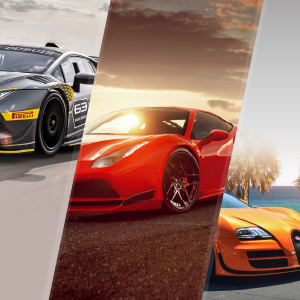 Lambo Ferrari Bugatti Car HD Wallpaper Theme icon
