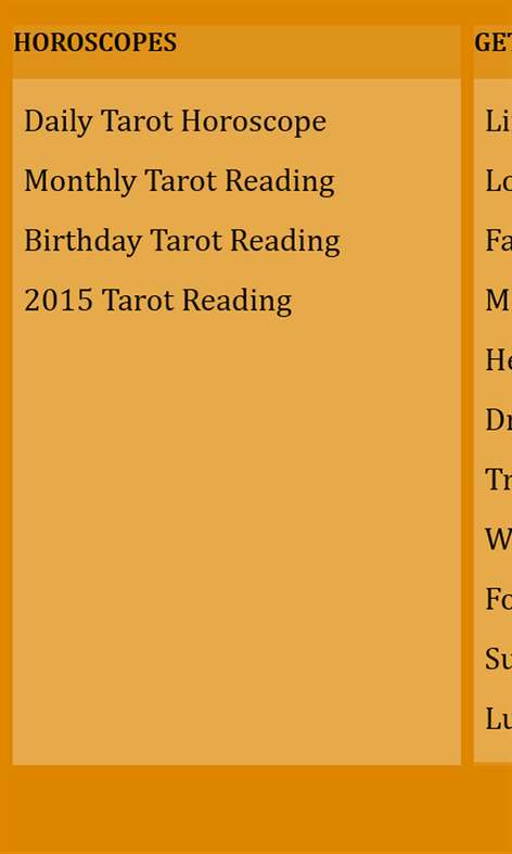 Tarot Card Reading Screenshots 1