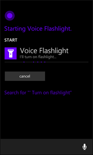 Voice Flashlight screenshot 2