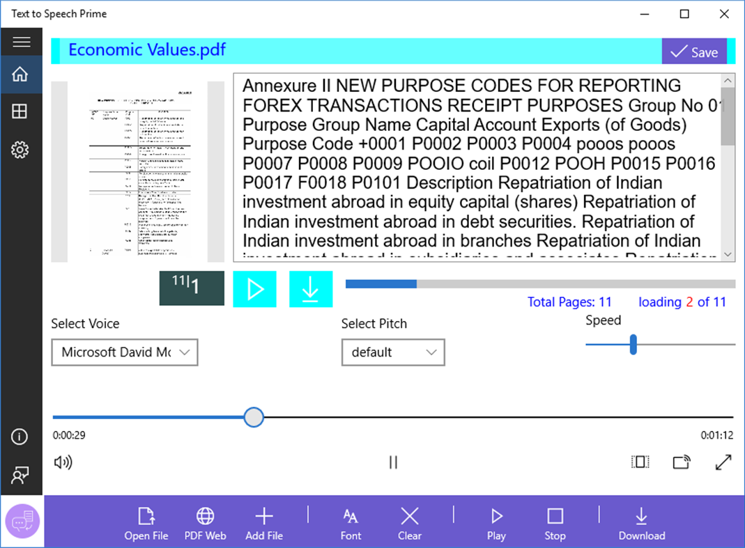 #5. Text to Speech Prime (Windows) By: Indus Valley Apps