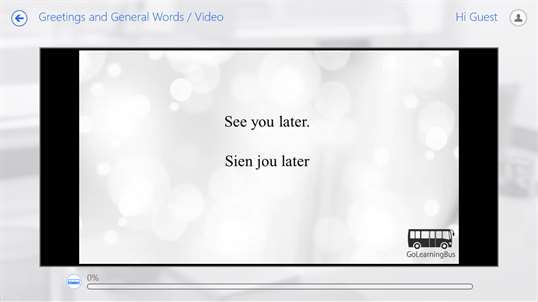Learn Afrikaans via videos by GoLearningBus screenshot 4