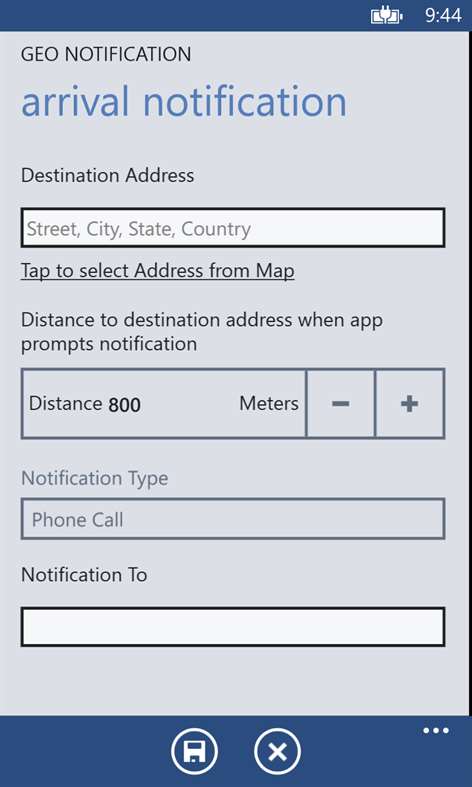 Geo Notification Screenshots 2