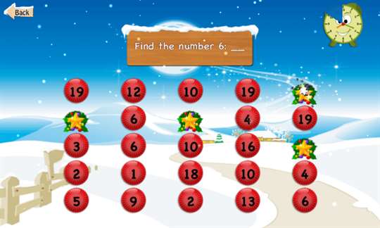 Snowfall Bingo Math Games screenshot 4