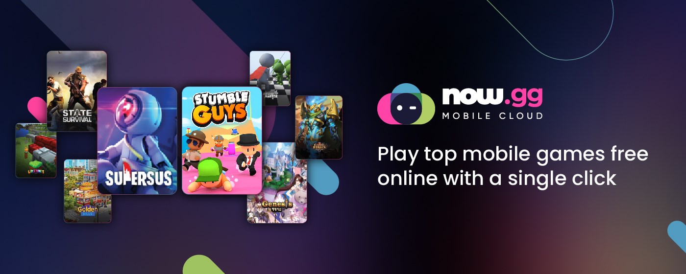 now.gg: Play top mobile games free online marquee promo image