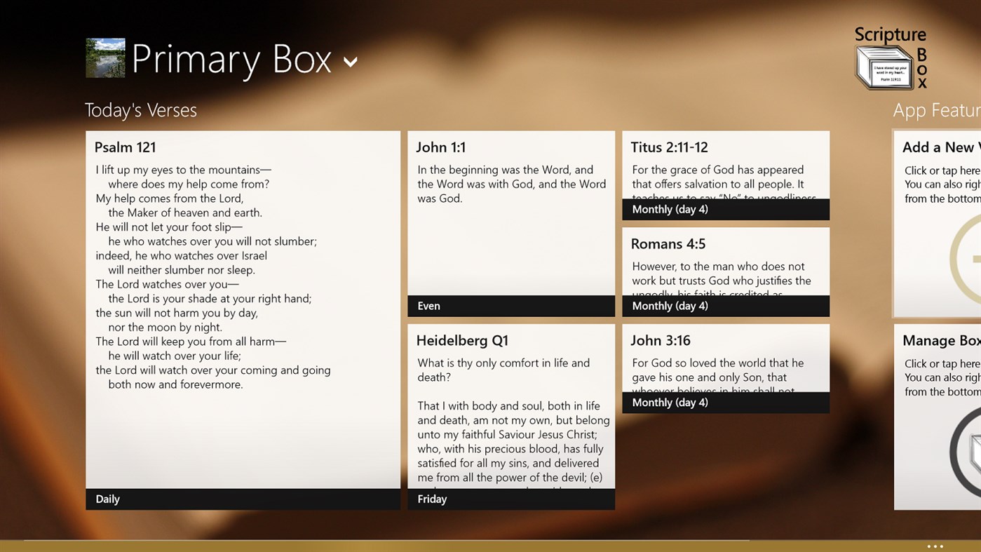 #9. Scripture Box (Windows) 由: Red Route Software LLC