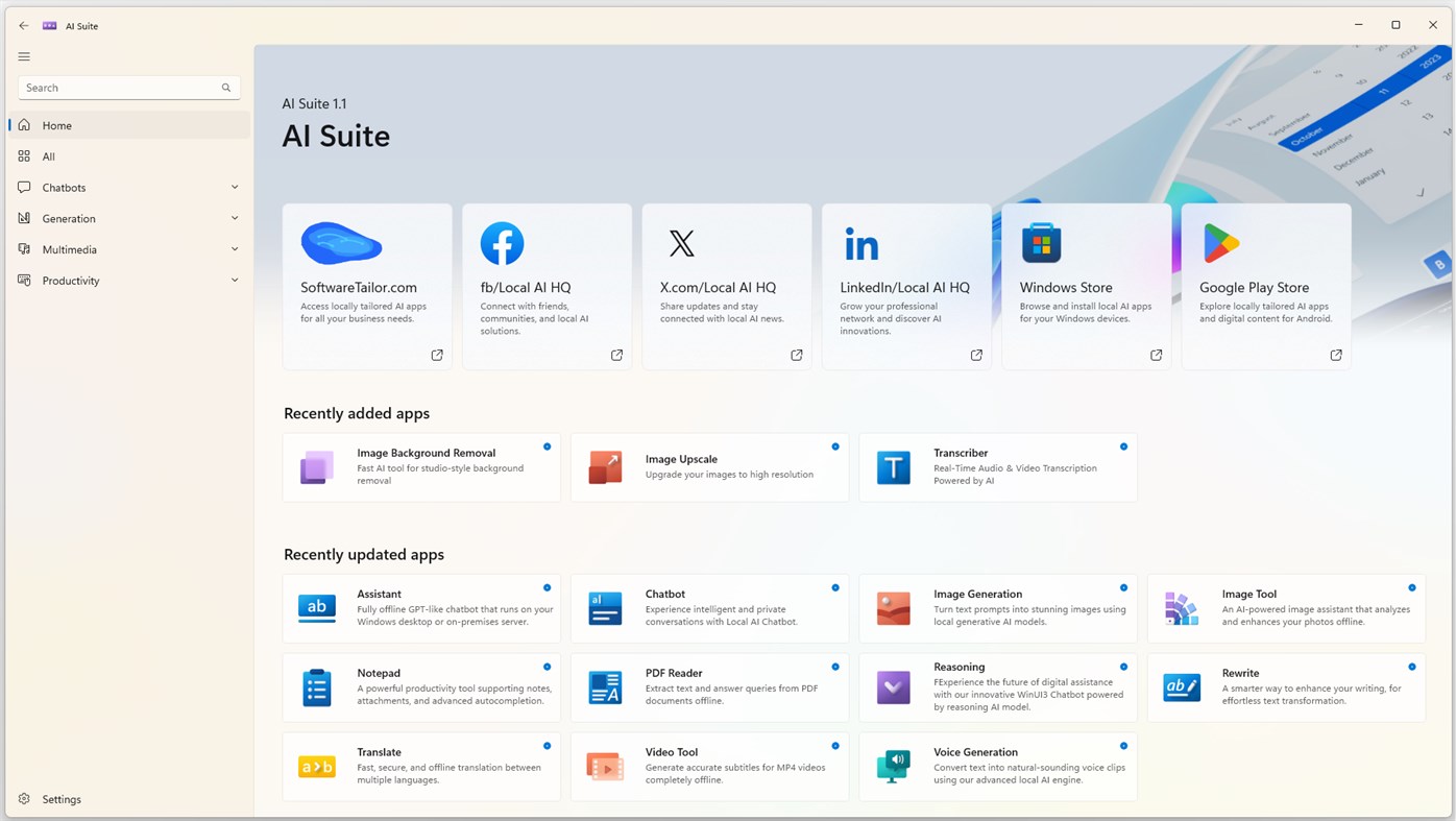 #1. AI Suite (Windows) By: Software Tailor (HK) Limited