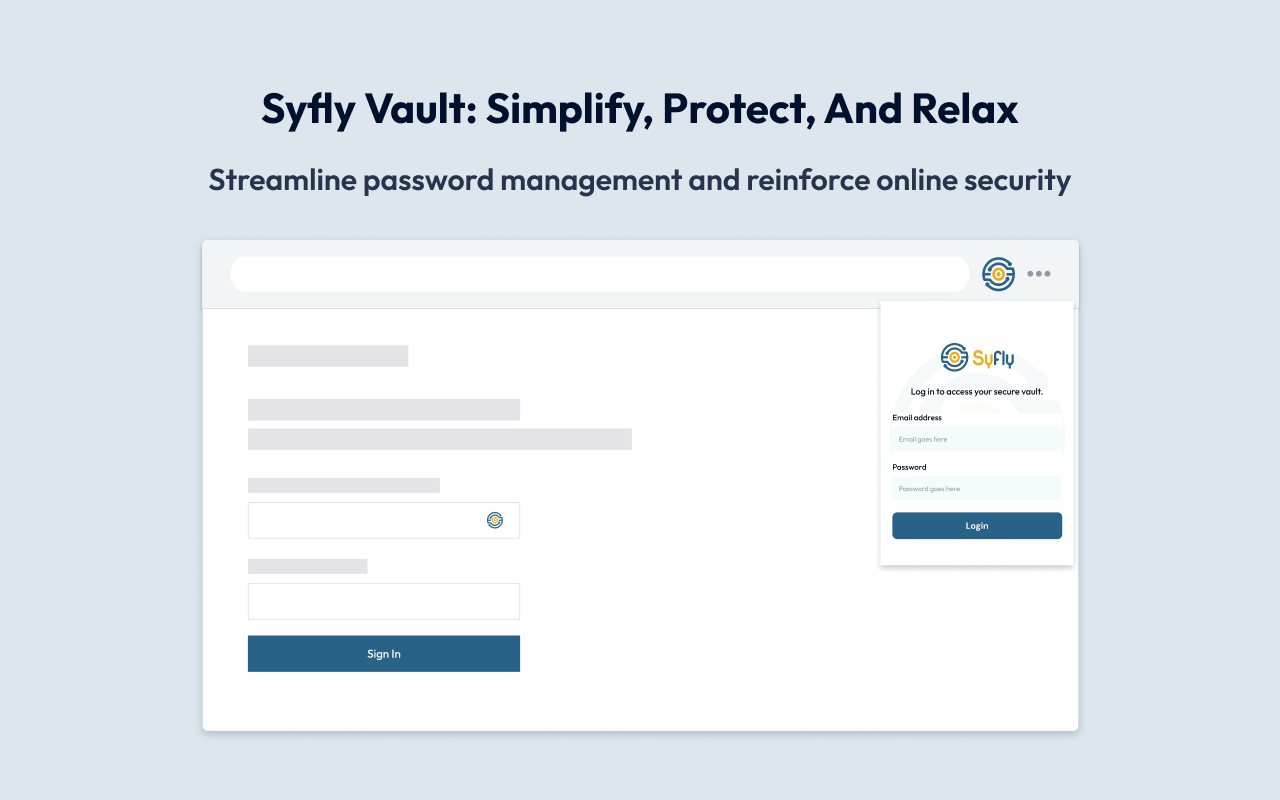 Syfly Password Manager