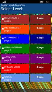 English Vocab Pages Trial screenshot 1