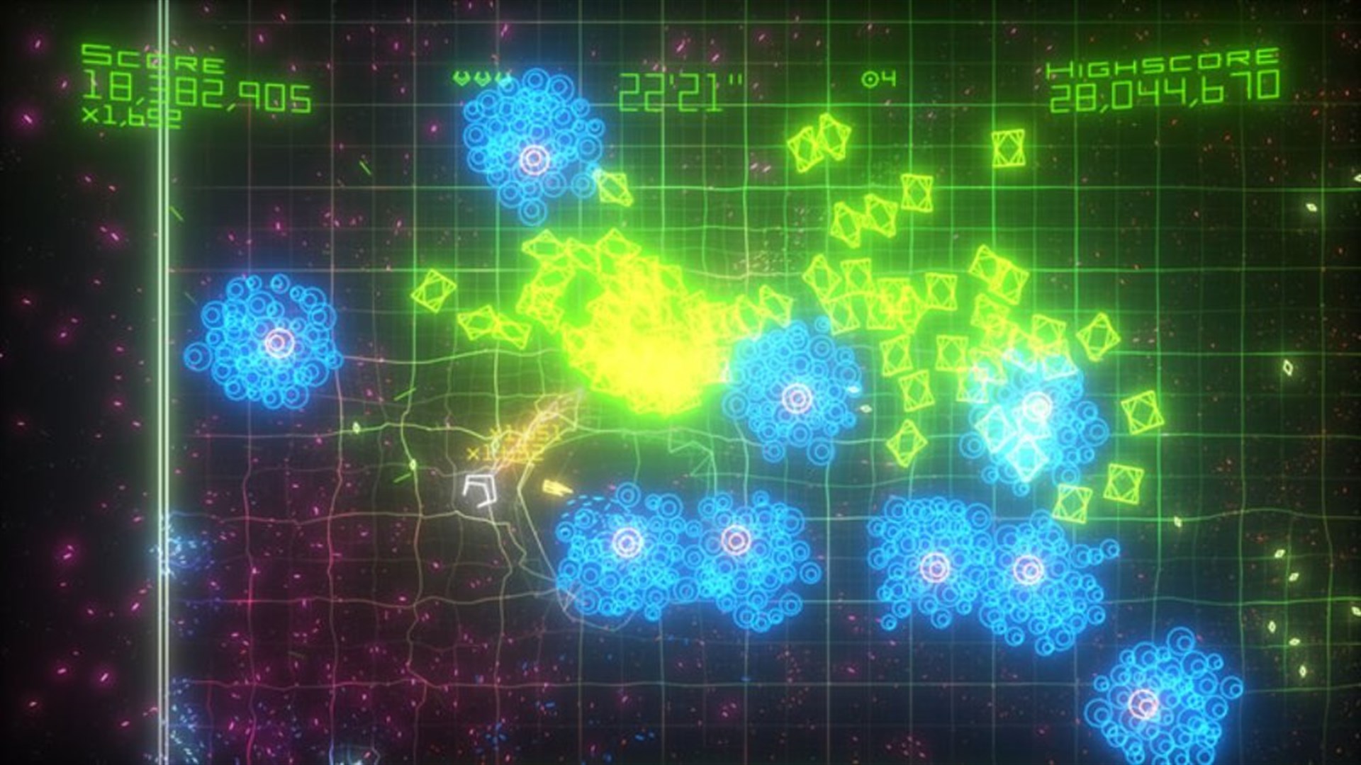 Игра geometry 2.2. Geometry Wars Retro Evolved 2. Геометрии ВАРС эволвед. Geometry Wars 2.