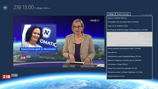 ORF-TVthek screenshot 2