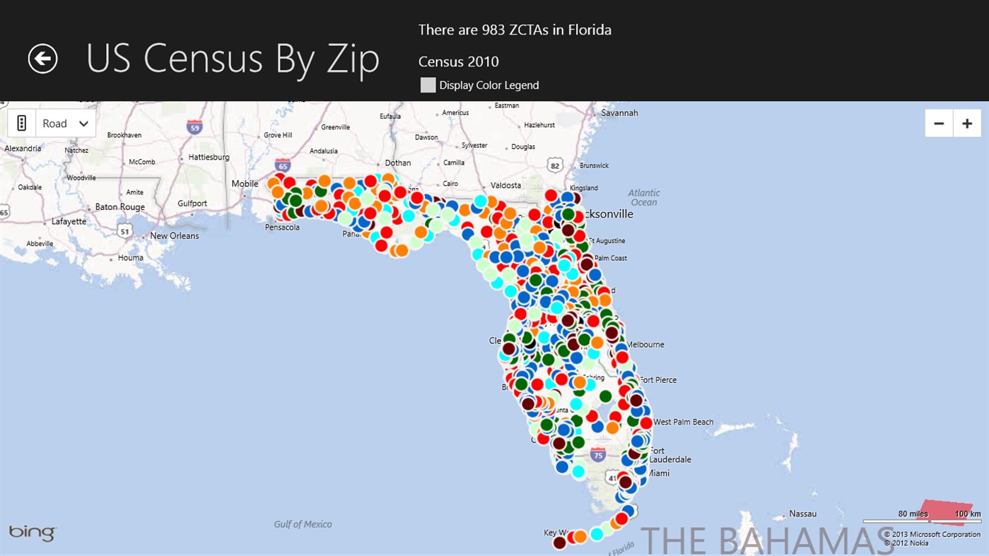 #2. US Census By Zip (Windows) 来自: LaMartin Software