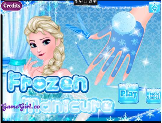 Frozen Princess Nail Salon screenshot 1
