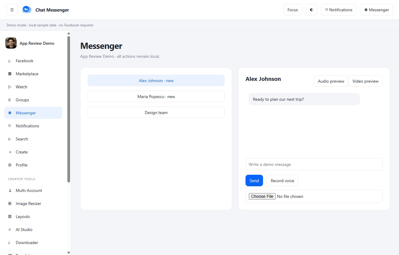 Chat AI Messenger screenshot