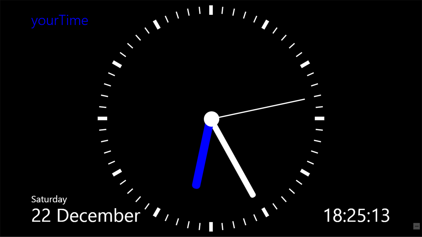 #1. yourTime (Windows) Podle: WPMarcel