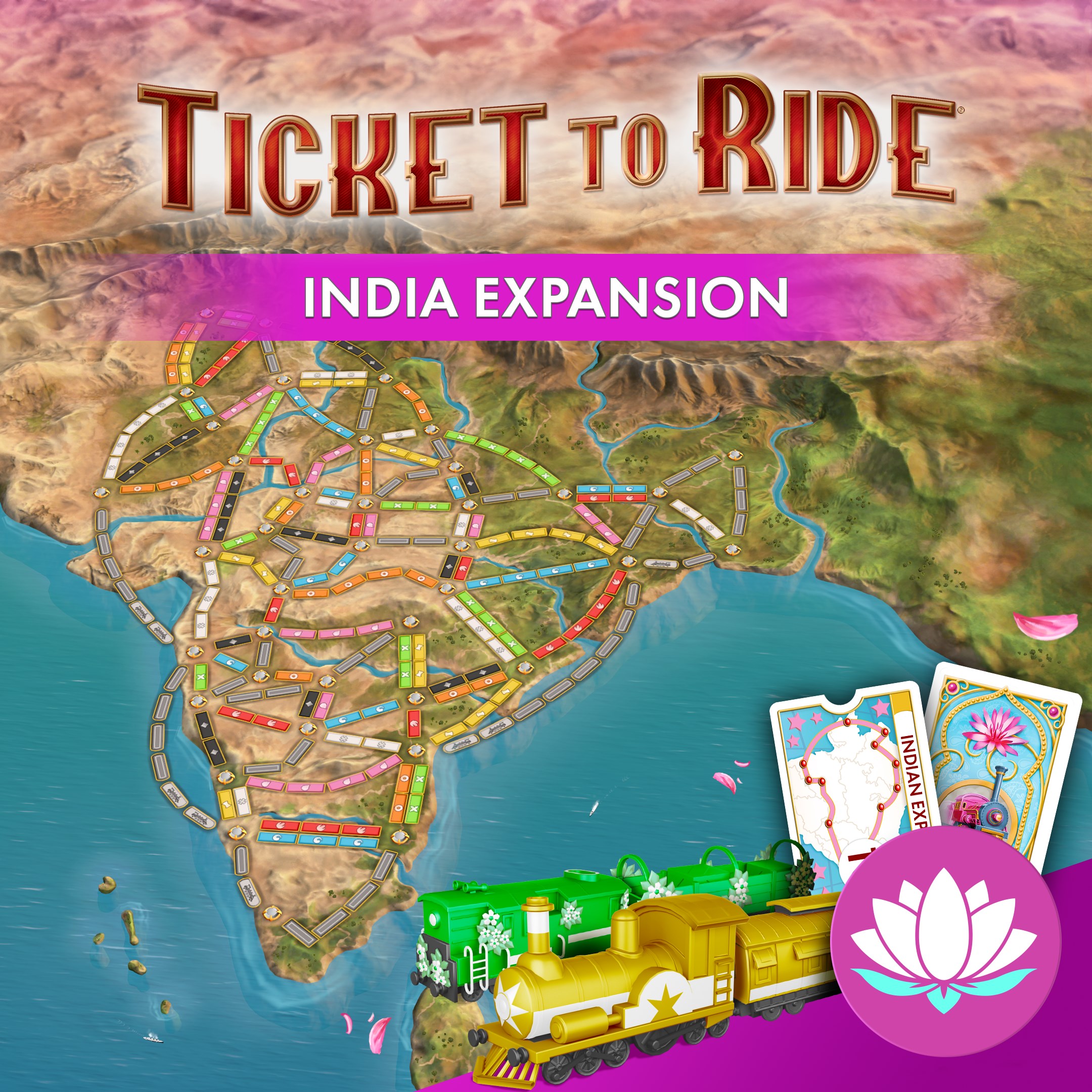 Ticket to Ride®: India Expansion