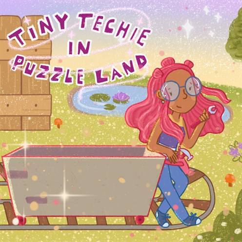 Boksbillede af Tiny Techie in Puzzle Land