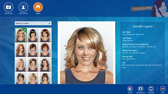 Hairstyle PRO for Windows 10 PC Free Download Best