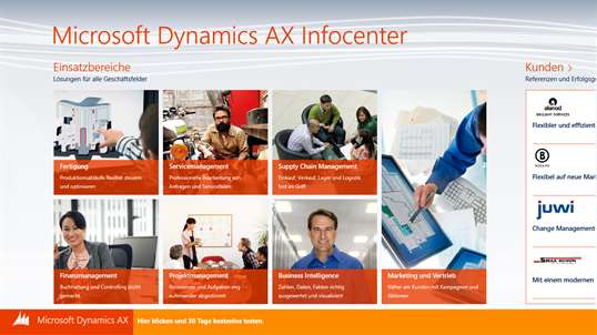 Microsoft Dynamics AX Infocenter screenshot 1