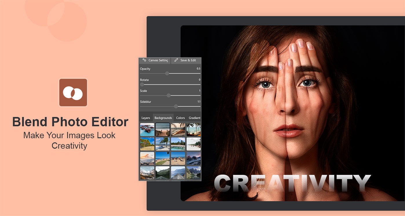 #5. Blend Collage Photo Editor (Windows) Podle: Queenloft