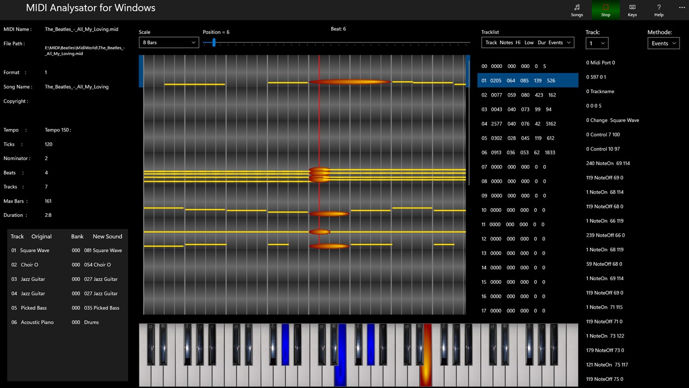 #1. Midi Analyzer (Windows) By: SoundDesigner
